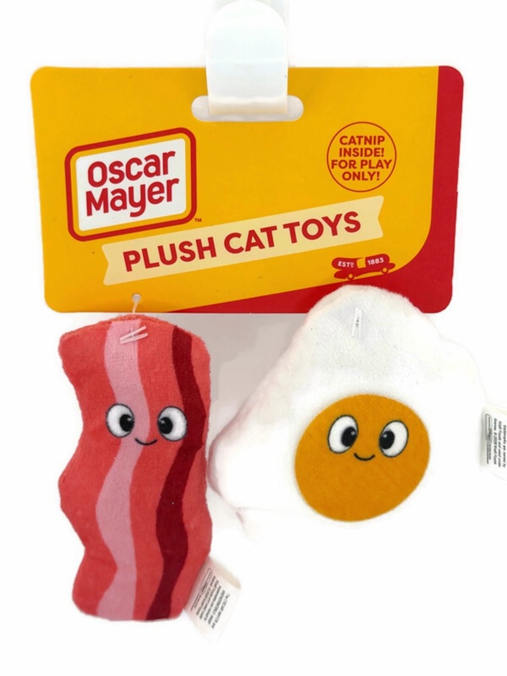 Oscar Meyer Plush Cat Toys with Catnip